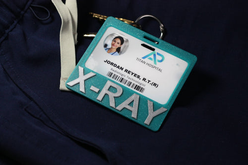 Titan Badge Holder – Lagoon (X-RAY)