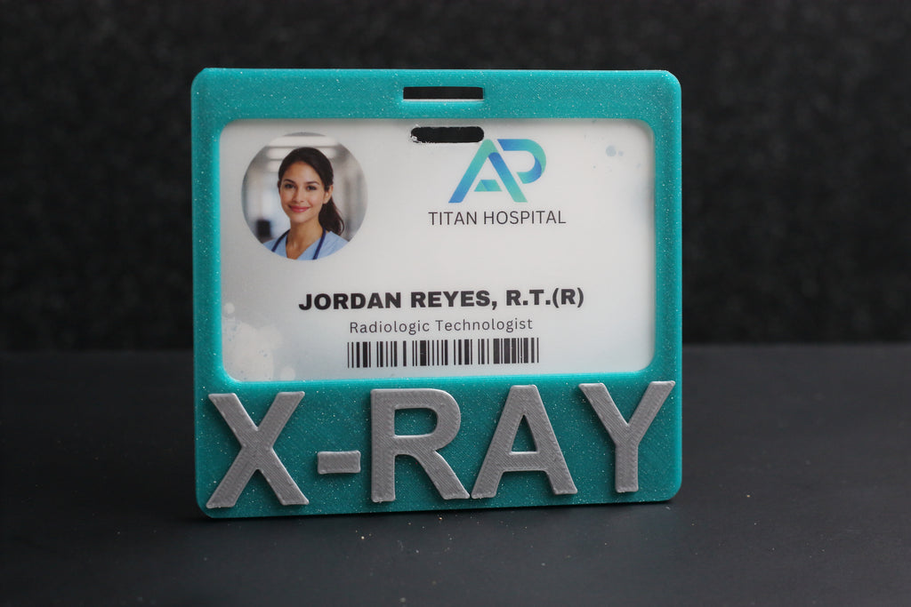 Titan Badge Holder – Lagoon (X-RAY)
