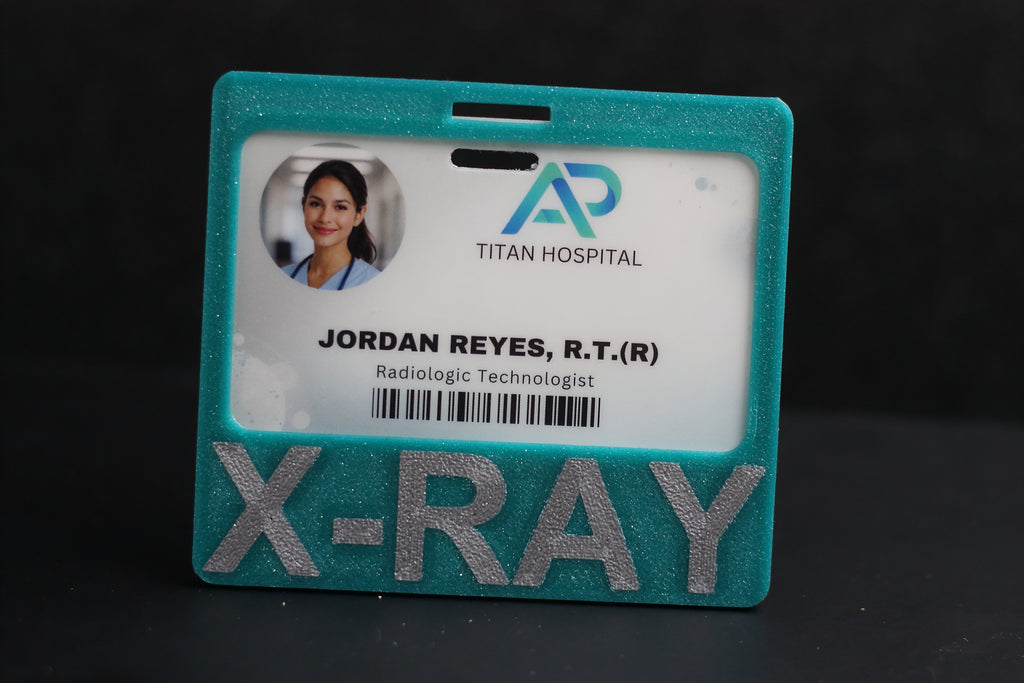 Titan Badge Holder – Lagoon (X-RAY)
